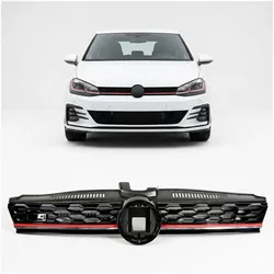 Kühlergrill mit Rot Streifen passend für VW Golf 7.5 2017-2020