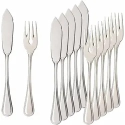Villeroy & Boch Neufaden Merlemont Fischbesteck, Besteck, Silber