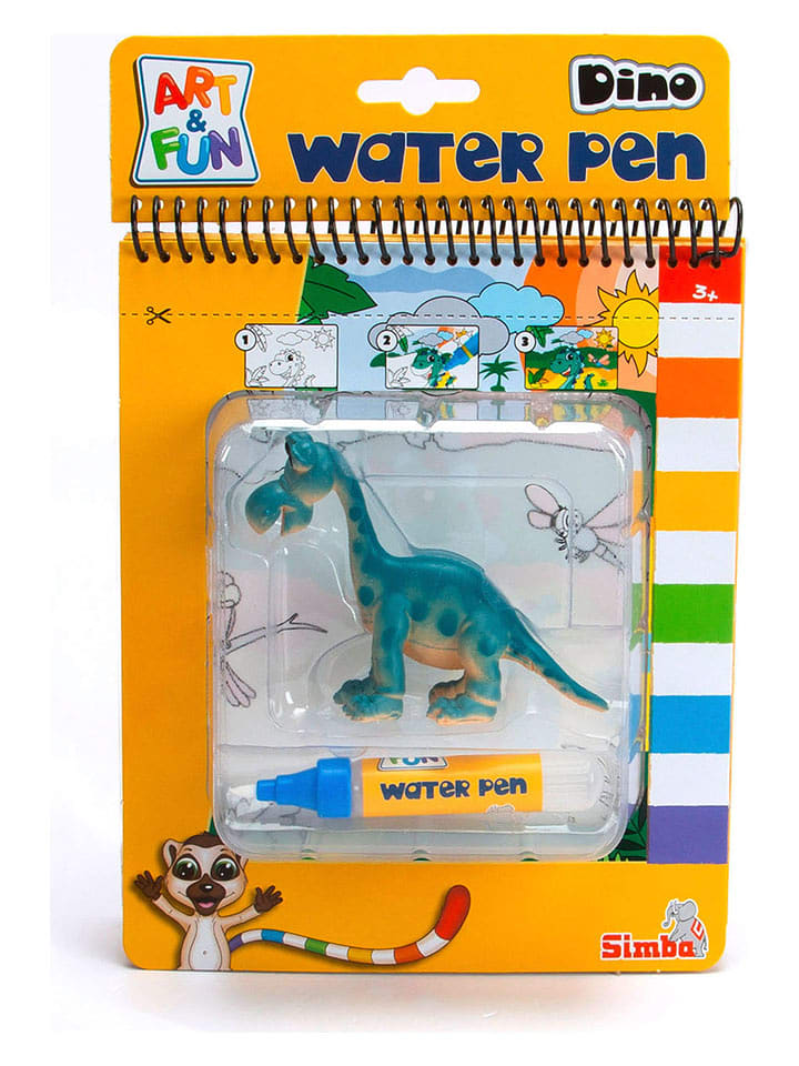 Simba Überraschungsartikel: Wassermalbuch "Dino" - ab 3 Jahren - onesize