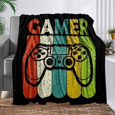 Uplift Picks Microfiber Gaming Throw Blanket Soft Warm Bed Sofa Cover 05 30x40 Inch