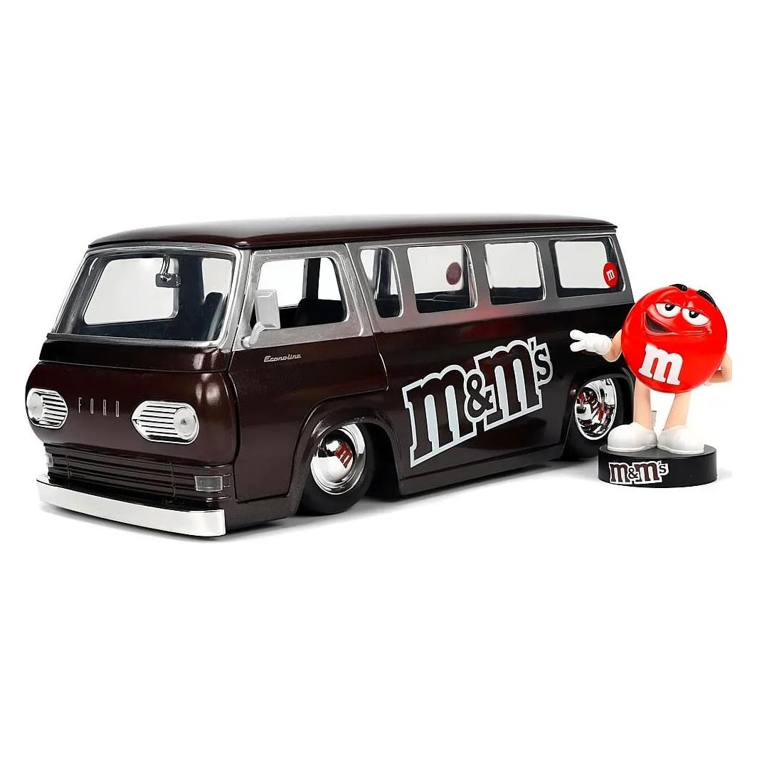 Jada M&Ms Red 1965 Ford Econoline Van 1:24 (253255065)