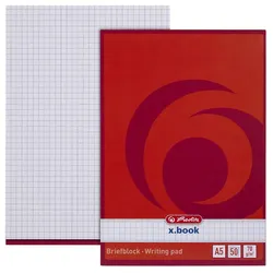 herlitz Briefblock DIN A5 kariert