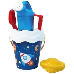 Sandkasten-Set mit Eimer - Reise ins Weltall