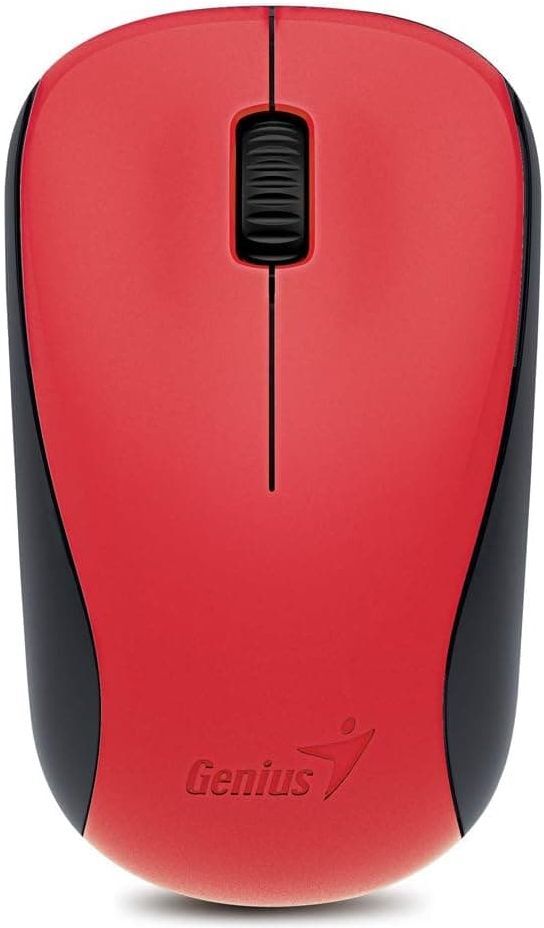 Genius NX 7000 Wireless Mouse 1200 DPI; 2.4 GHz - Blue-Eye Sensor - Red, New