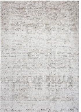 NAVATEXTURA Cabana Hand Knotted Textured Geometric Rug
