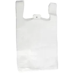 DayBays 6000 Stk. Hemdchentragetaschen 30+18x55 cm HDPE weiß geblockt, reissfest