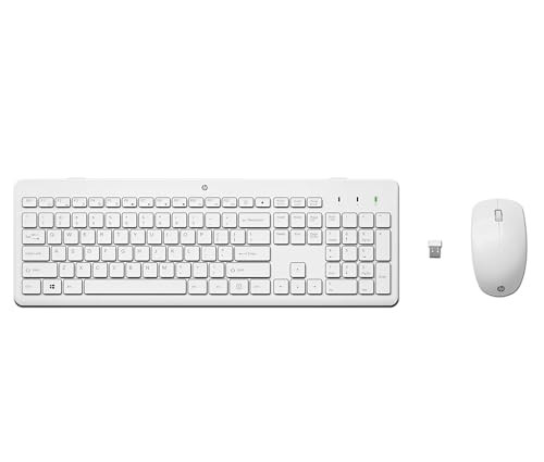 HP 230 Draadloze muis en toetsenbord combo, Wit