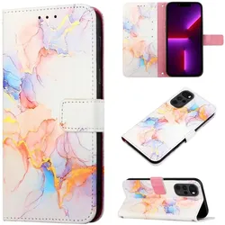 König Design Hülle Handy Schutz für Motorola Moto G22 Case Cover Tasche Wallet Etuis 360 Grad (Motorola Moto G22), Smartphone Hülle, Weiss, Mehrfarbig