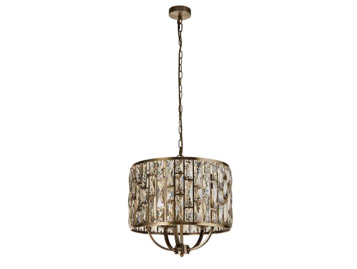 Hängeleuchte Bijou, Champagner, Metall, Glas, 42.5-150 cm, Lampen & Leuchten, Innenbeleuchtung, Hängeleuchten, Pendelleuchten