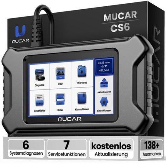 OBD2-Diagnosegerät: 6 Systeme, 7 Reset-Funktionen, vollständige OBDII-Funktionalität. Diagnosegerät für Autos - für Fachleute und Heimwerker