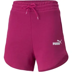 PUMA Ess High-Waist Sweatshorts Damen festival fuchsia XS