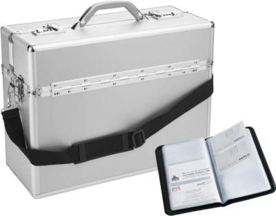 ALUMAXX® Pilotenkoffer, mit Tragegriff, 1 Fach, Leichtmetall, silber