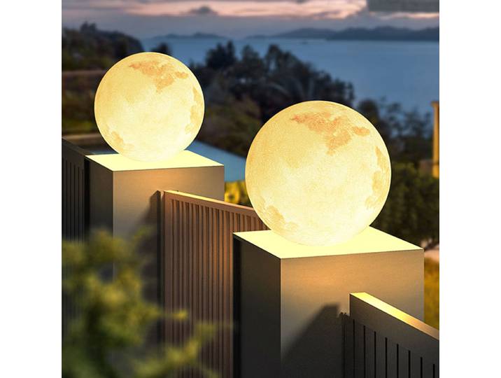 Lampe solaire à LED en forme de boule lumineuse, éclairage extérieur, non solaire, décoration de jardin, éclairage de jardin extérieur