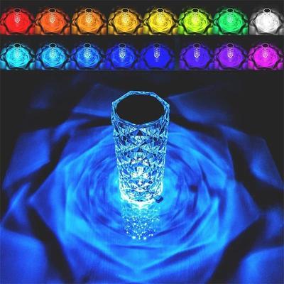 Uplift Essentials Crystal Rose Diamond Table Lamp Crystal Rose Diamond Table Lamp