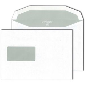 Kuvermatic Kuvertierhüllen C5, 162 x 229mm, mit Fenster, 500 Stück