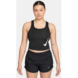 NIKE Swoosh Run Dri-FIT Lauf-Tanktop Damen 010 - black/reflective silv/white XS