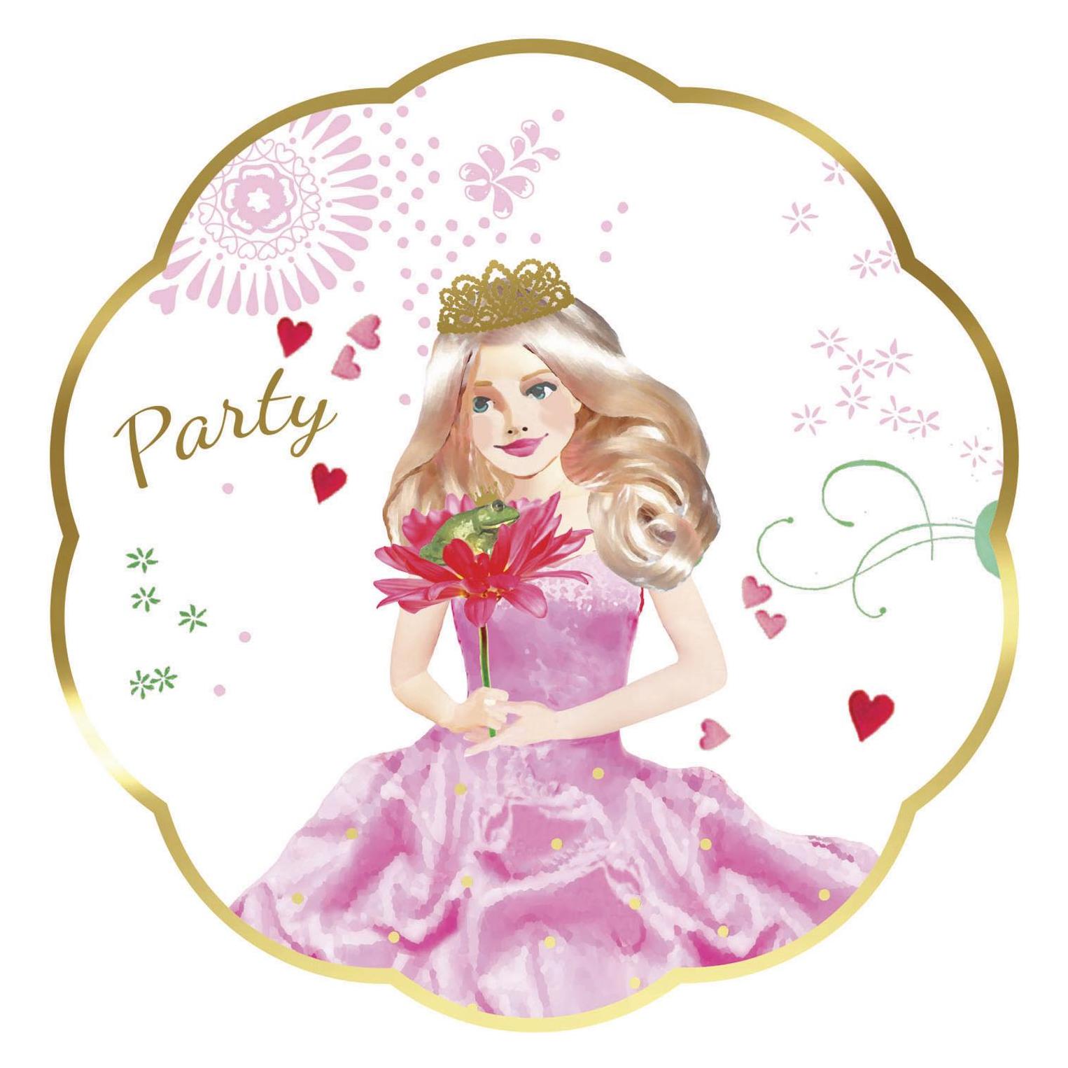 Haza Witbaard Einladungen Prinzessin, 6pcs. (6 Stk.) (21509359)