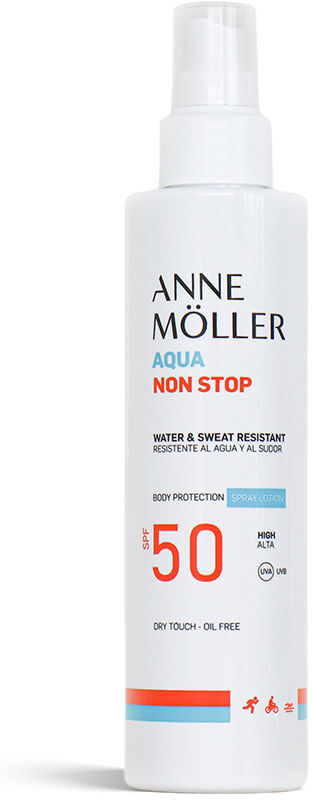 Anne Möller Aqua Non Stop resistente al agua y al sudor spray SPF50+ 175 ml