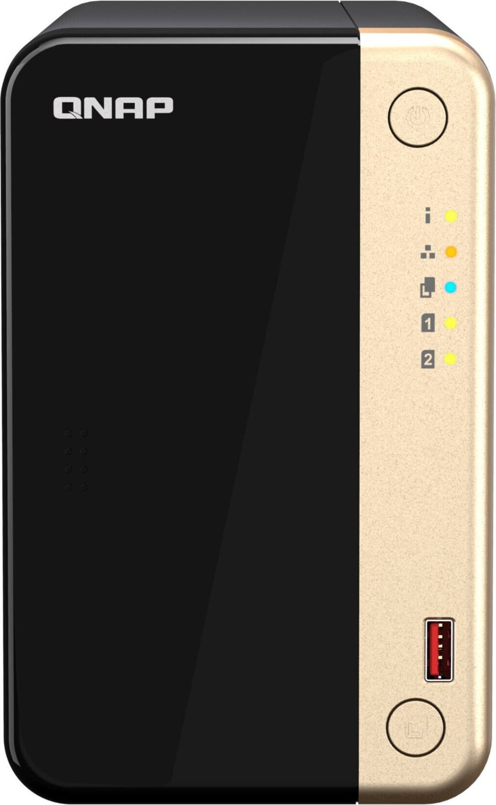 QNAP TS-264-8G NAS met 2 schijfbehuizingen