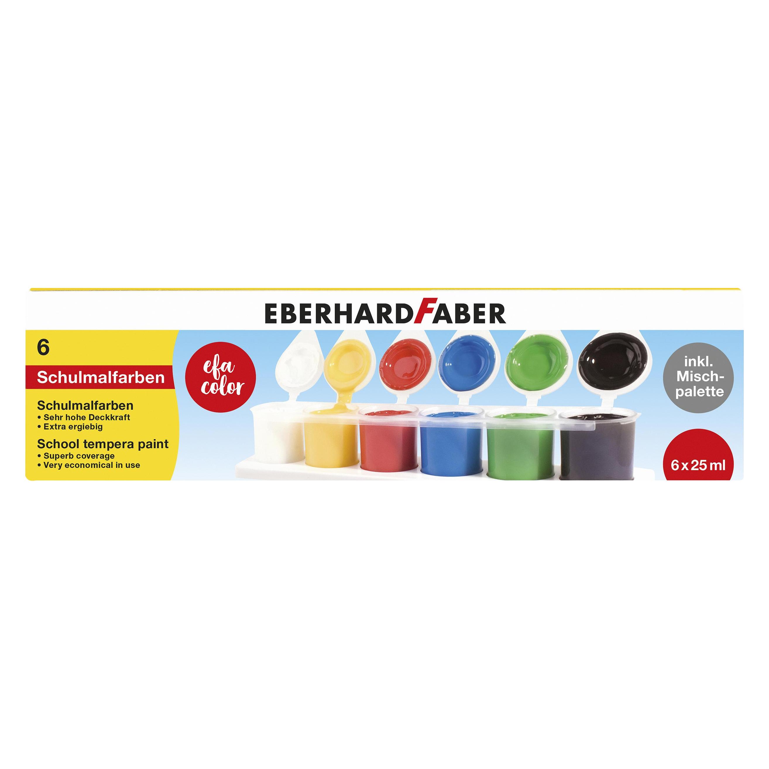 EberhardFaber Temperafarben 6 x 25 ml (25 ml) (575506)