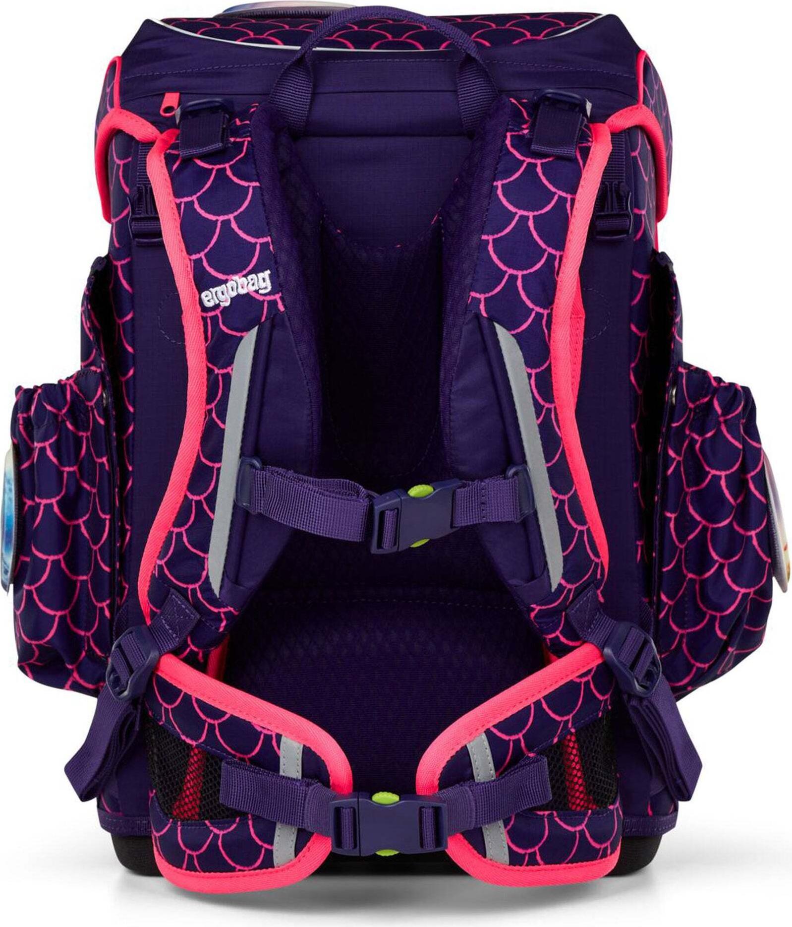 Ergobag Cubo Light Schulranzen Set (6-tlg.) Perlentauchbär
