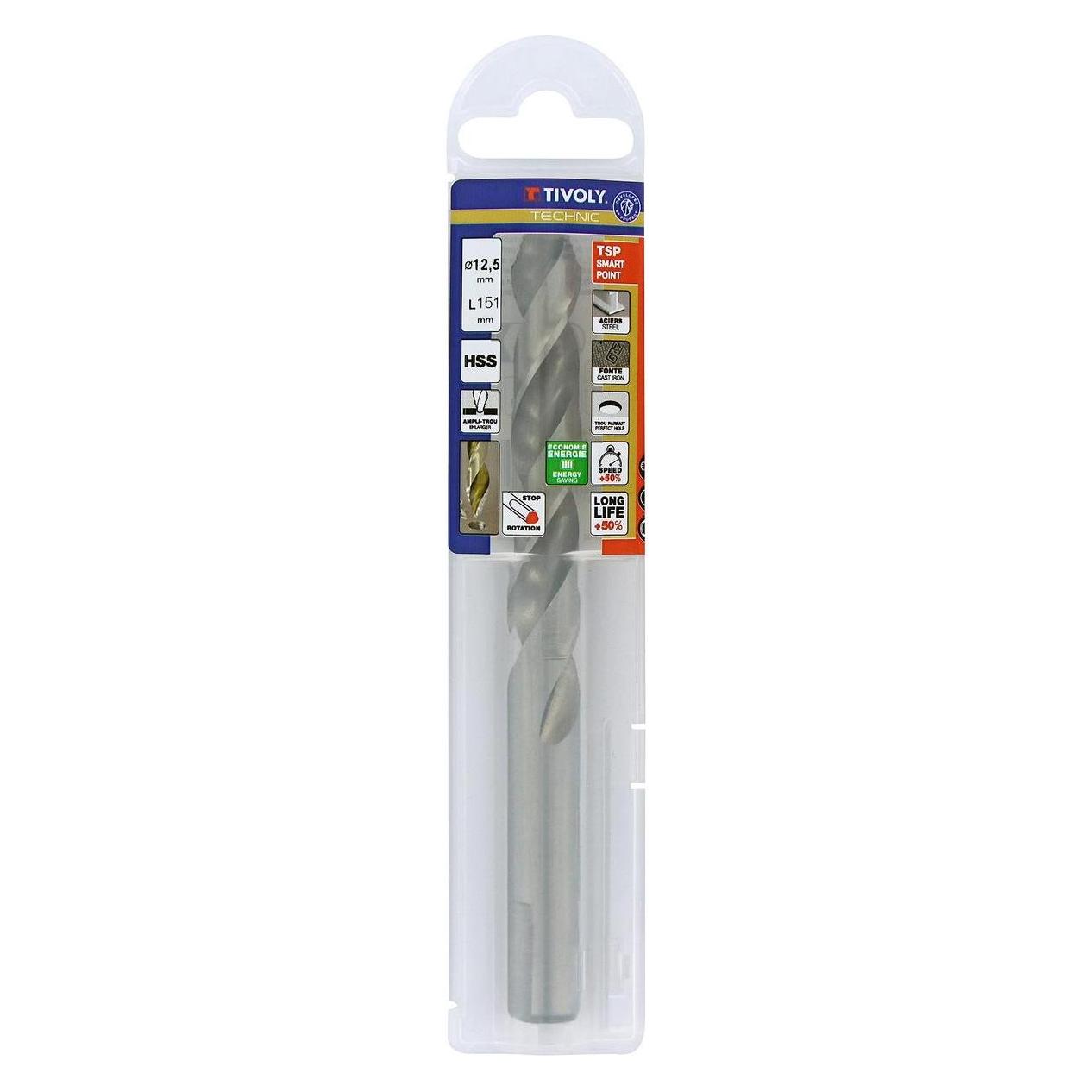 Tivoly Metallbohrer 12,5x151mm, abgestufte Spitze Smart Point. (12,5 Millimeter) (36961760)