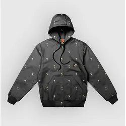 The Dudes Tiny Flowers Jacke black Gr. L