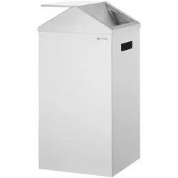 Hendi Mülleimer,, 60L, Silber, 350x350x(H)600mm, Abfalleimer, Silber