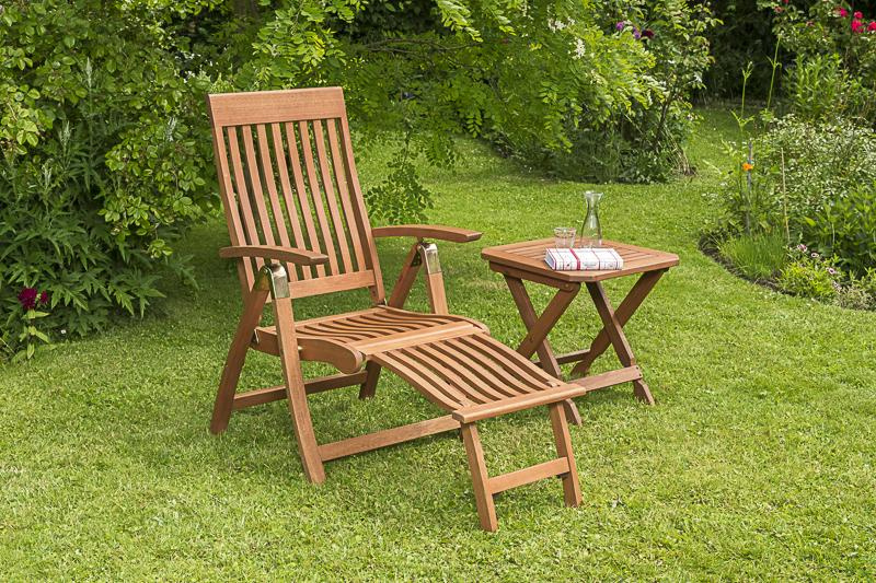 MERXXHANDELS Comodoro Set 2tlg Sessel Klapphocker 50x50cm 09223738