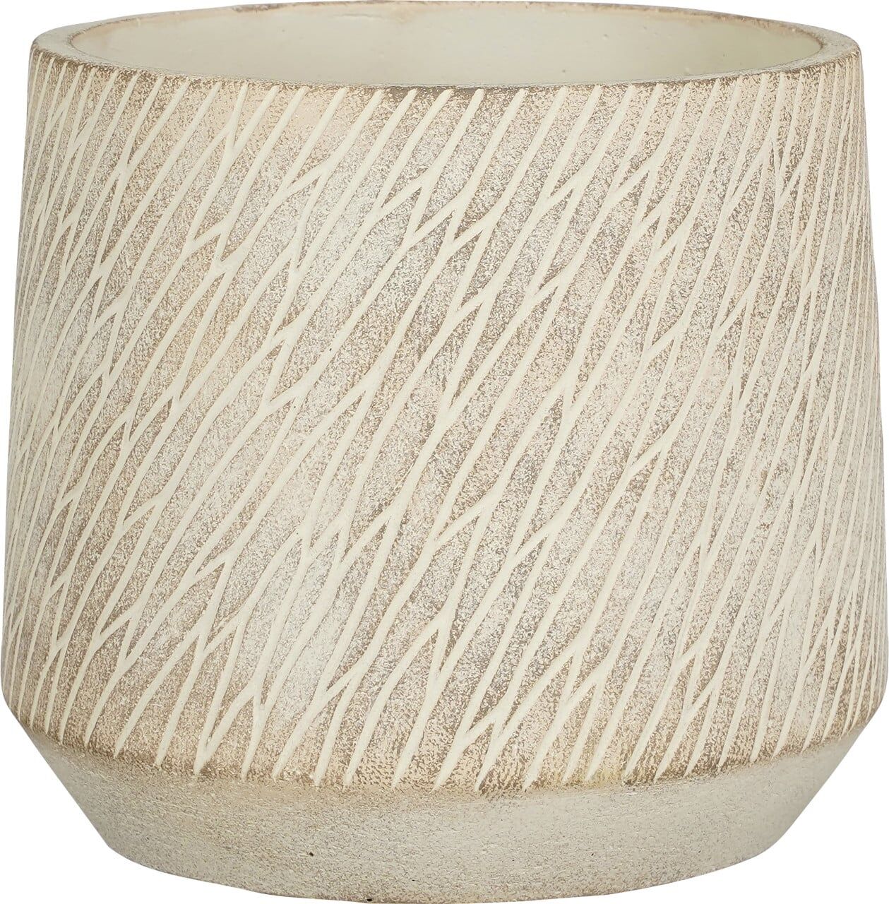 Mica Decorations Mica Übertopf Camino Ø 18,5 x 16,5 cm taupe