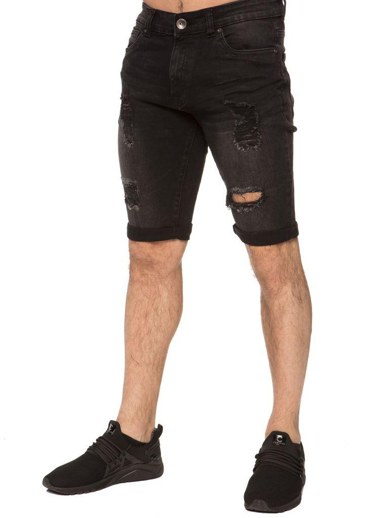 Heren Ripped Skinny Shorts