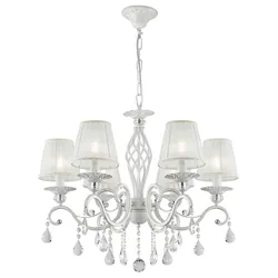 Kronleuchter Grace Weiß max. 40 Watt
