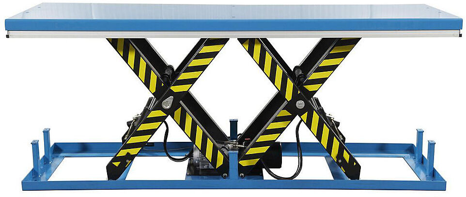 kaiserkraft Tandem-Hubtisch, mit Hand-Bedienelement, Tragfähigkeit 4000 kg, Betriebsspannung 400 V