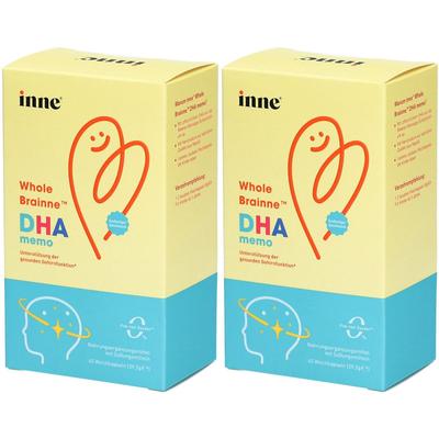 2x Inne Whole Brainne DHA memo Weichkapseln 2x40x0,7 g