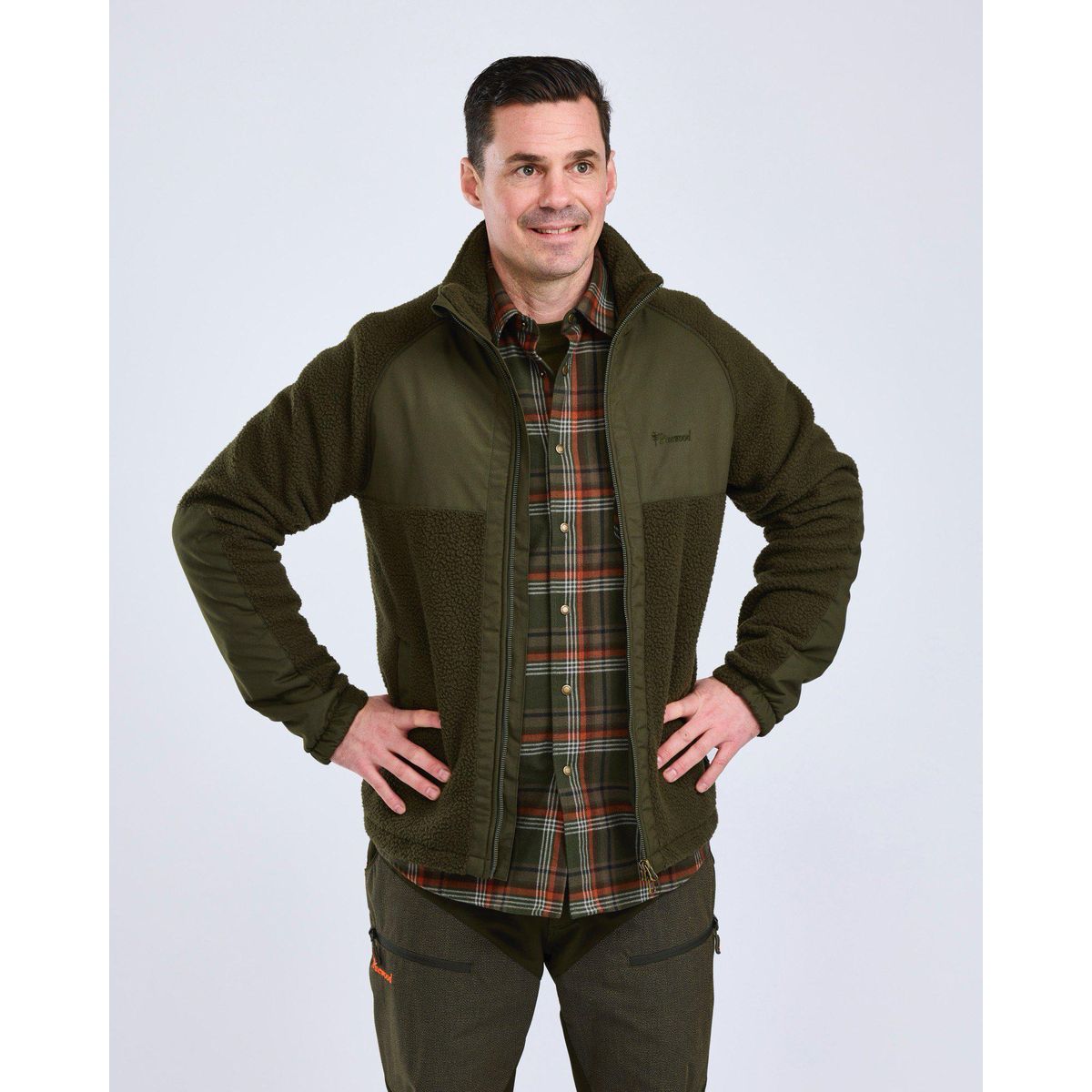 Pinewood Pile Fleece Jacket mossgreen (135) XL 1-53660135008