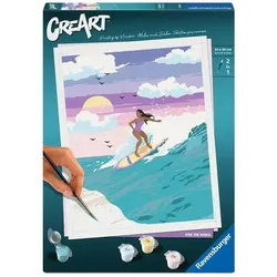Ravensburger CreArt, Malen nach Zahlen Adults Trend - Wellenritt