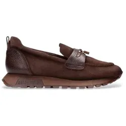 Hispanitas für Damen. HI265166 Braune Oregon Lederschuhe (37), Wohnung, Keine, Lässig