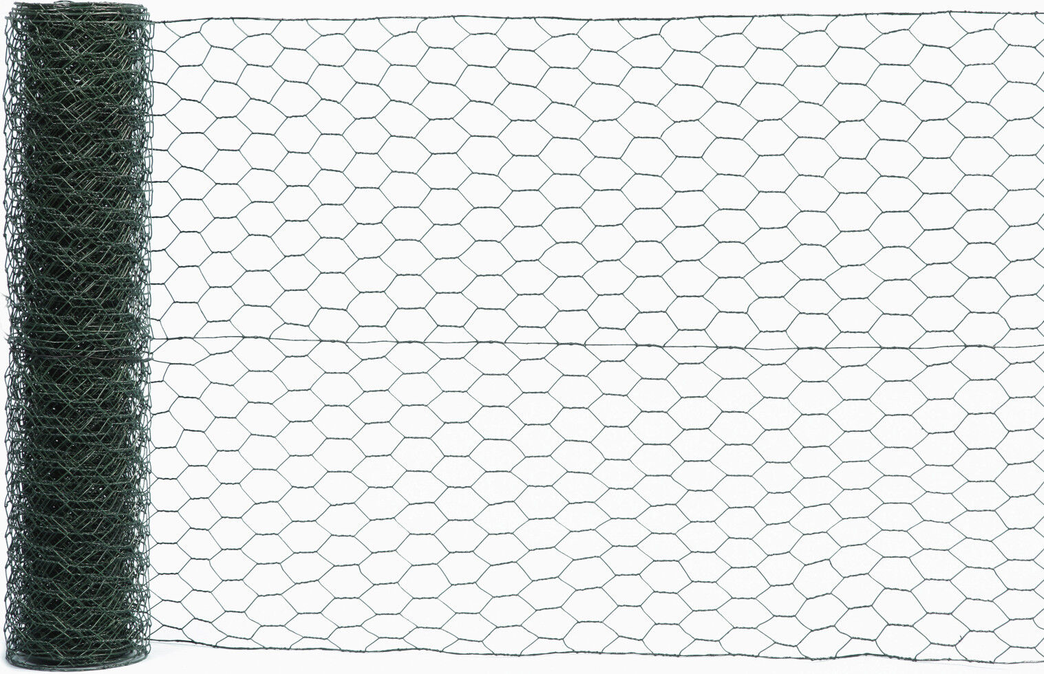 Floraworld Maschendraht-Zaun 25 x 1 m 25 mm Maschenweite moosgrün