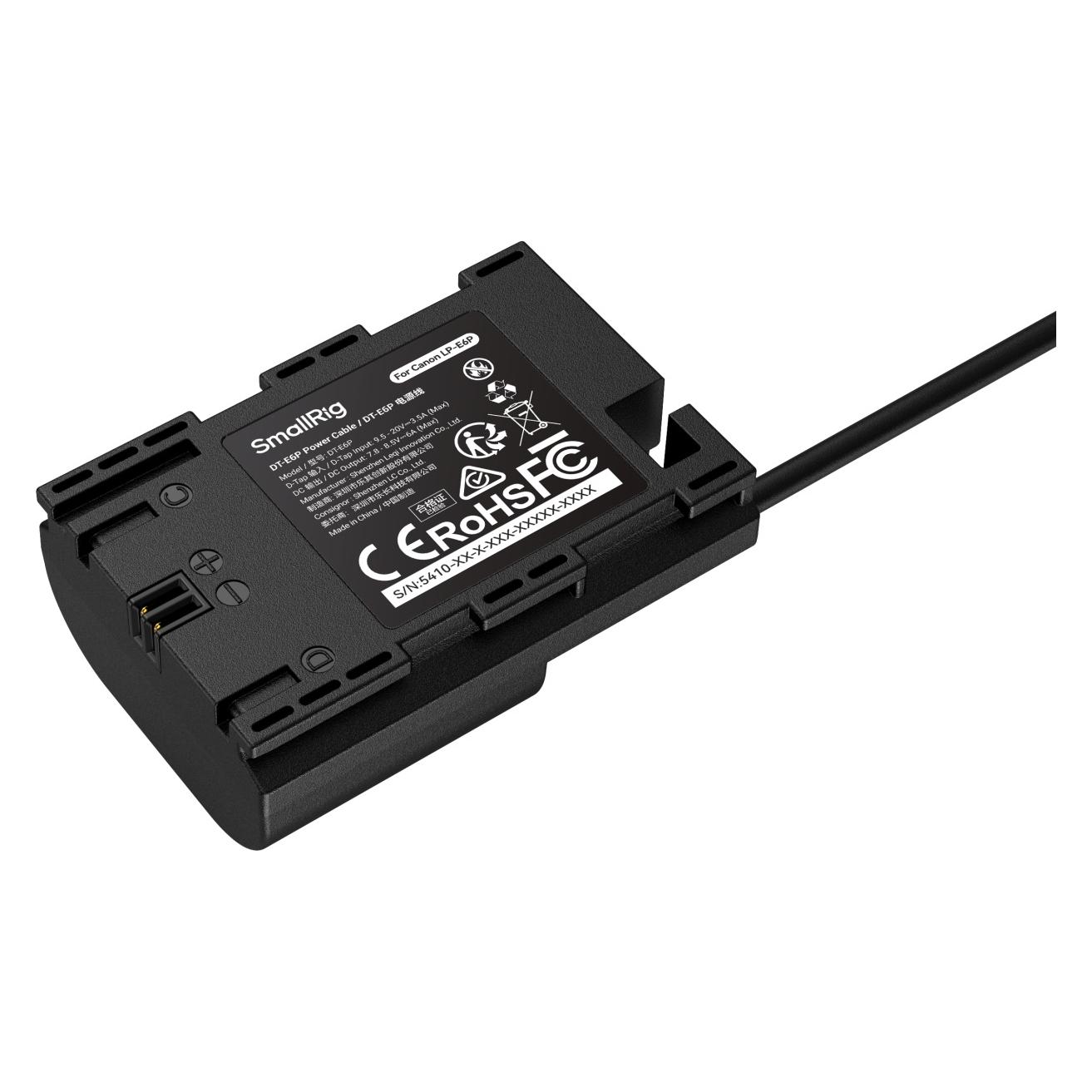 SmallRig DT-E6P Stromkabel (DC-Kuppler) (5410)