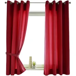 VORHANG 2ER SET BERLIN HxB 175x140cm Bordeaux