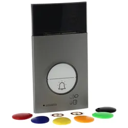 Legrand 343091 Aufputz-Türstation LINEA3000 Video mit Transponderleser - IP54, IK10