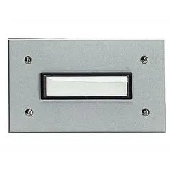 Grothe ETA 801 EV1 – Etagenplatte Aluminium silber elox. 1 Flächentaster