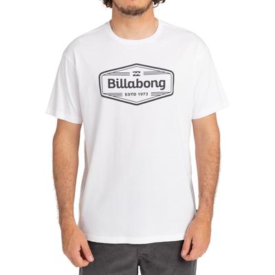T-Shirt BILLABONG "Trademark", Herren, Gr. M, weiß, Obermaterial:100% Baumwolle., Shirts T-Shirt