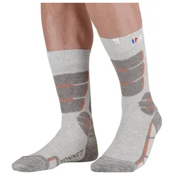 Monnet, Unisex, Sportsocken, Lin Haute (35 - 36), Mehrfarbig, Orange, Grau