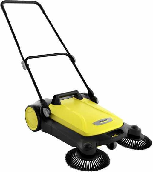 Karcher Kärcher S 4 Twin - Balayeuse manuelle avec bac de ramassage - compartiment de récolte de 20 litres
