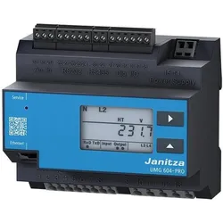 Janitza, Energiemessgerät, UMG 604-PRO 24 V Spannungsqualitäts-Analysator Spannungsqualitäts-Analysator UMG 604-PRO