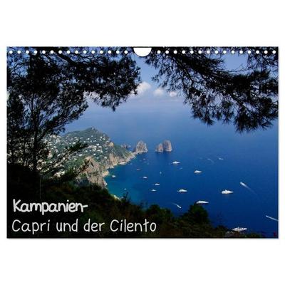 Kampanien – Capri und der Cilento (Wandkalender 2026 DIN A4 quer), CALVENDO Monatskalender