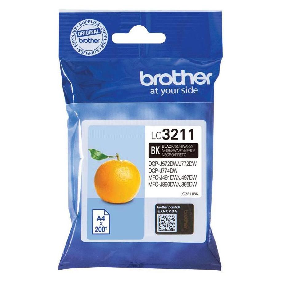 Brother Ink Cartridge Original (BK) (LC-3211BK)