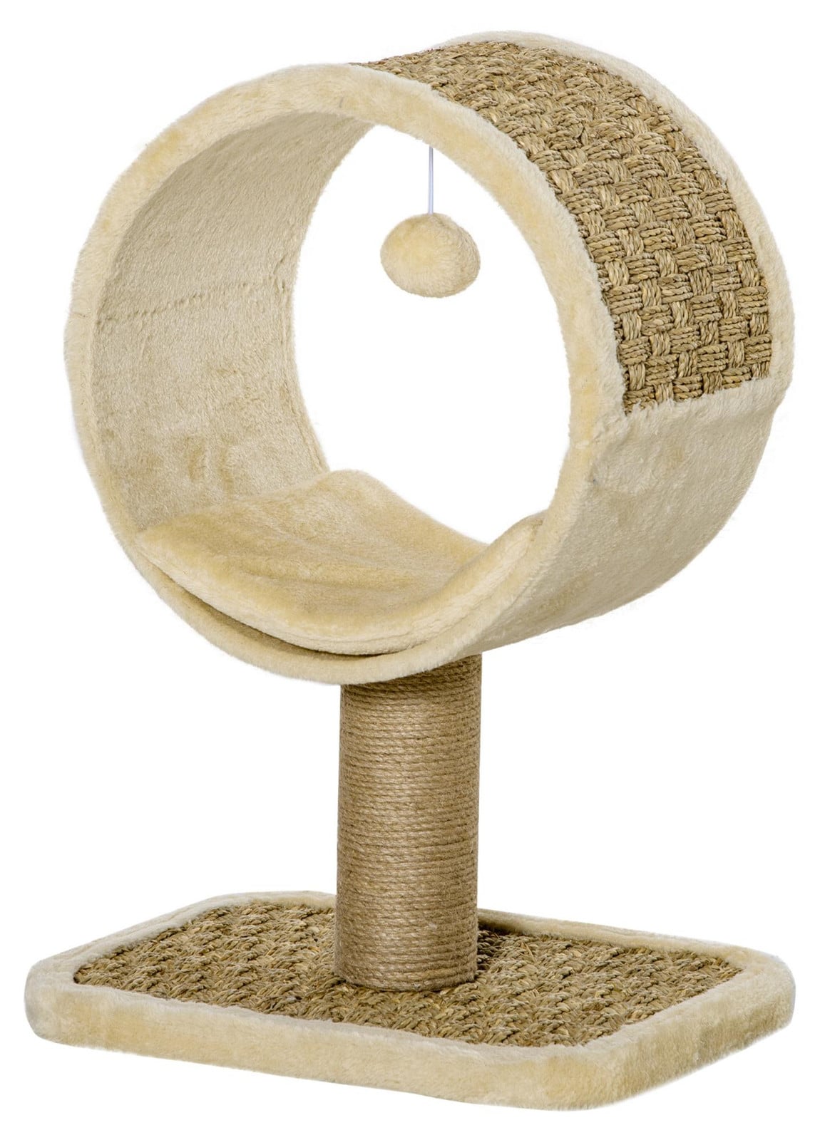 PawHut Krabboom voor katten klein model met jute speelboom