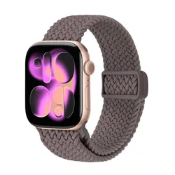 Crong Wave Band - gestrickt Armband für Apple Watch 38/40/41/42 mm (braun)